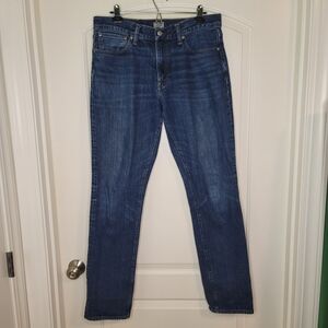 J. Crew Men's Dark Blue Straight Jeans